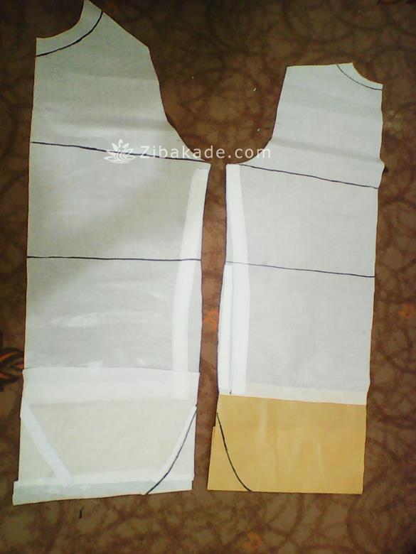 آموزش دوخت لباس مجلسی